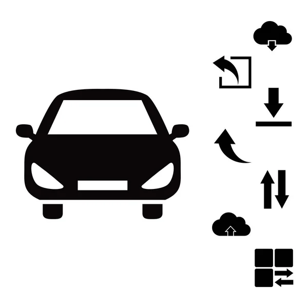 Auto einfache Ikone — Stockvektor