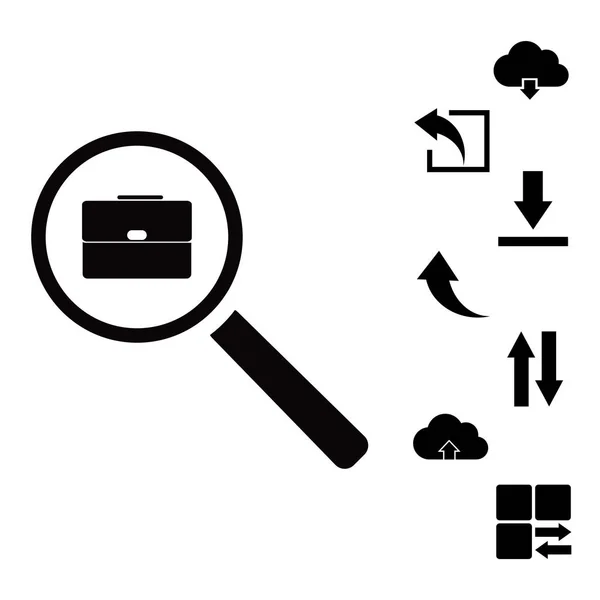 Search job icon — Stock Vector