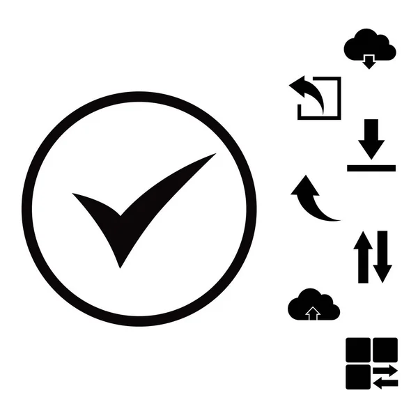 Ok simple icon — Stock Vector