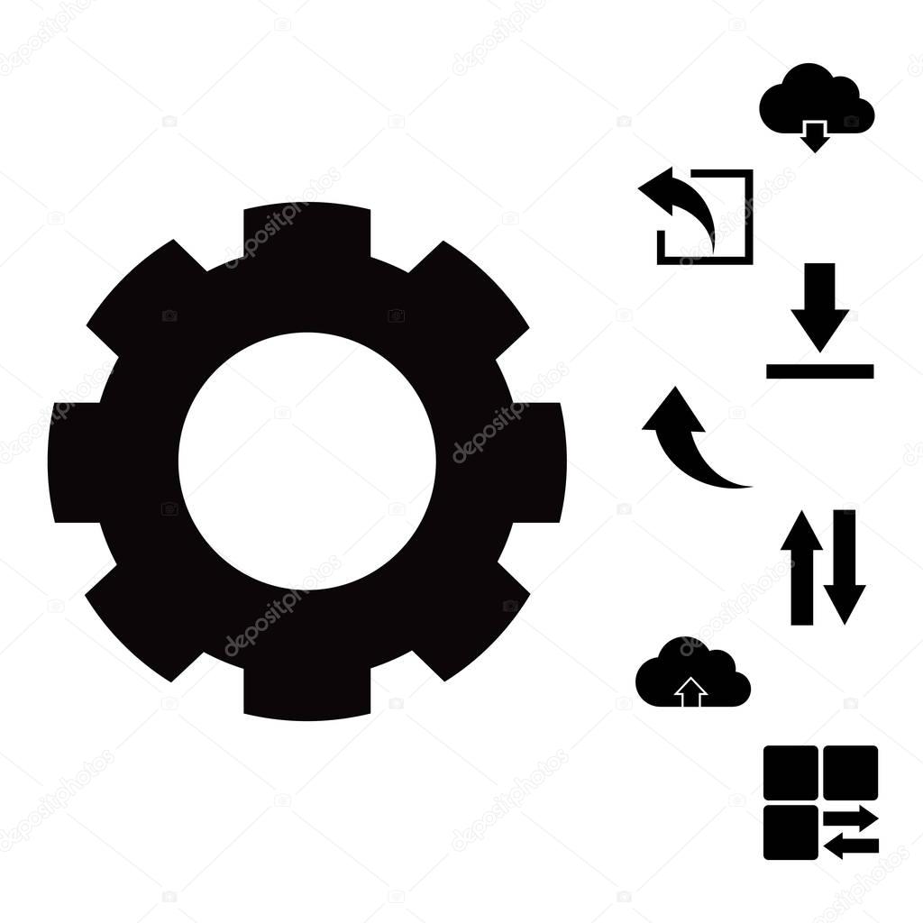 gear simple icon