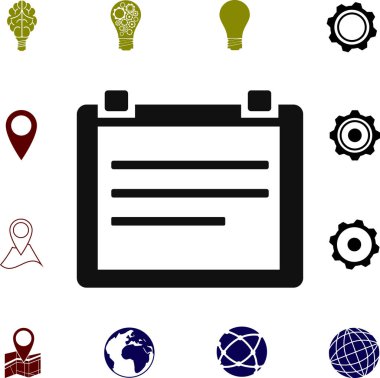 Takvim Basit Simgesi