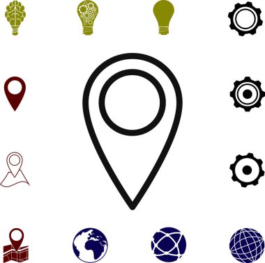 Harita iğne simgesi