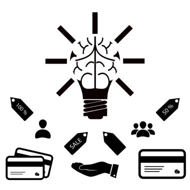 beyin lambası simgesi