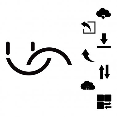 gülümseme basit simgesi