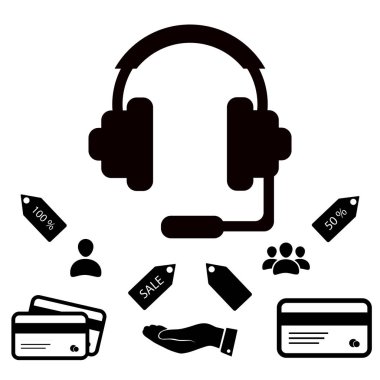 kulaklık mikrofon simgesi