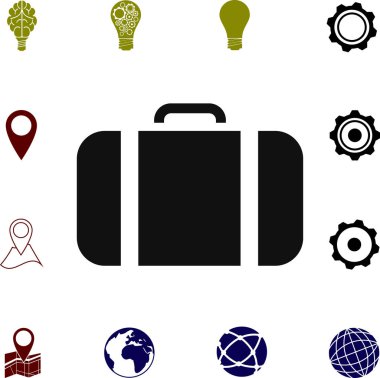 seyahat çantası simgesi