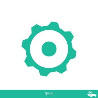 Dişli basit simgesini