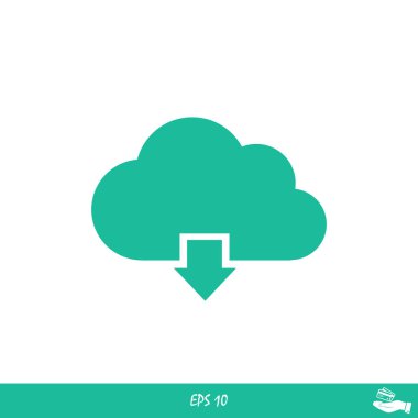 Bulut indirme simgesi