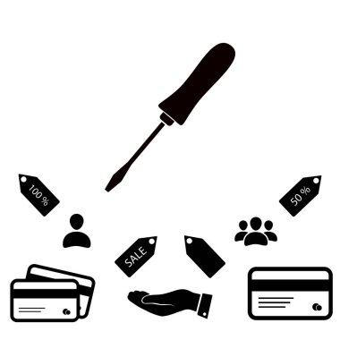 Onarım aracı simgesini