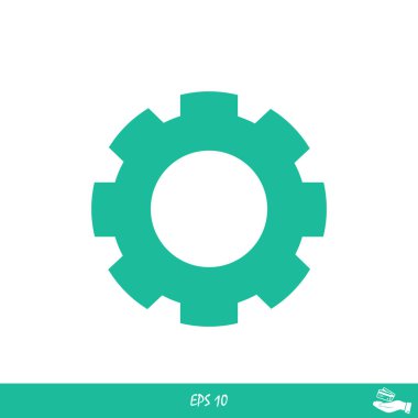 Dişli basit simgesini