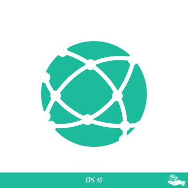 Küresel teknoloji simgesi 