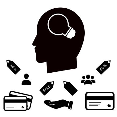 yaratıcı fikir simgesi