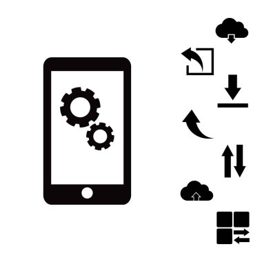 akıllı telefon ayarı simgesi