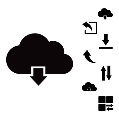 Bulut indirme simgesi