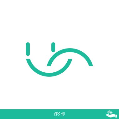 gülümseme basit simgesi