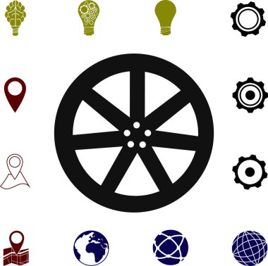 tekerlek disk simgesi