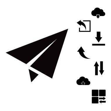 kağıt düzlem simgesi