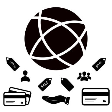 Küresel teknoloji simgesi 