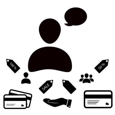 Sohbet basit simgesi