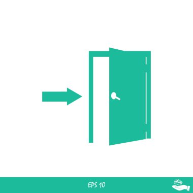 açık kapı simgesi