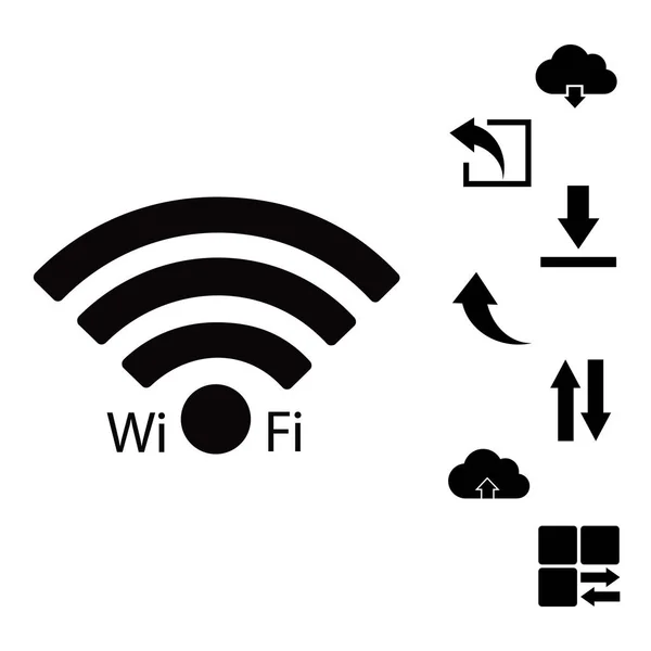 Icono de punto Wi-Fi — Vector de stock