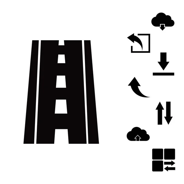 Straßennetz-Ikone — Stockvektor