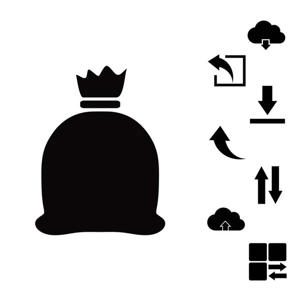 Bag simple icon — Stock Vector