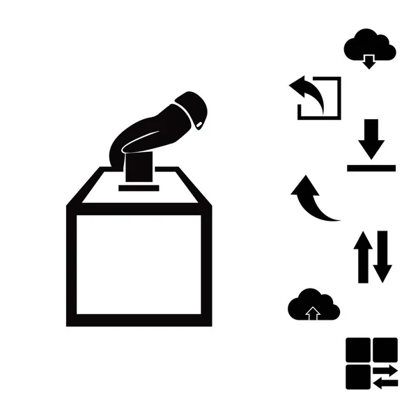 Иконка для голосования — стоковый вектор