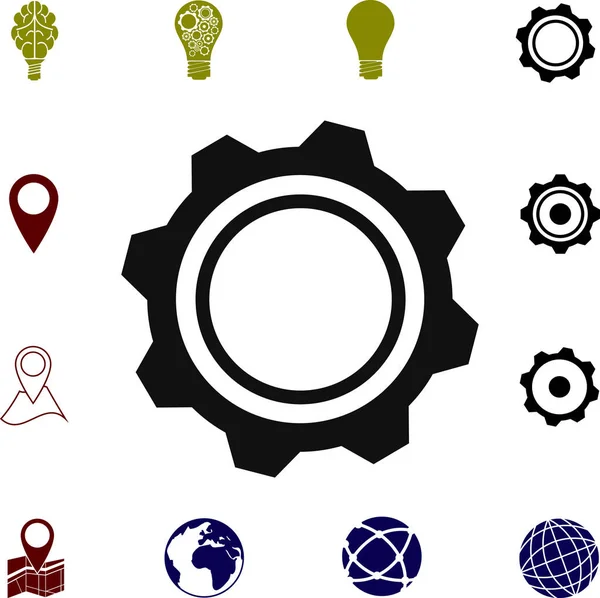 Dişli basit simgesini