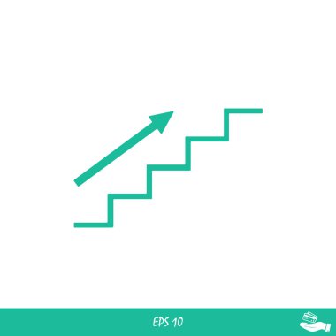 merdivenlerden yukarı ok simgesi ile