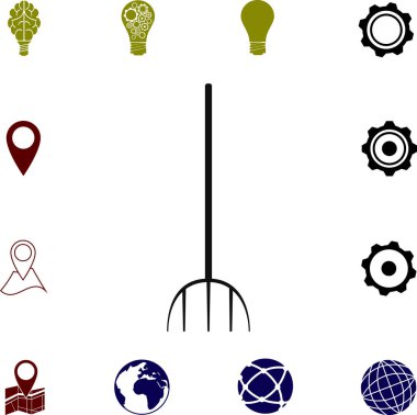 Bahçe çatal simgesi