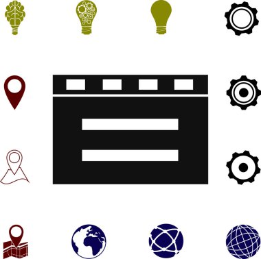 sinema clapper simgesi