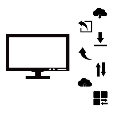 Bilgisayar ekranı simgesi