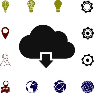 Bulut indirme simgesi