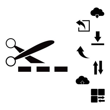 kesme makası simgesi