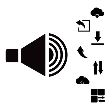 hoparlör web simgesi