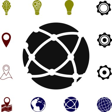 Küresel teknoloji simgesi 