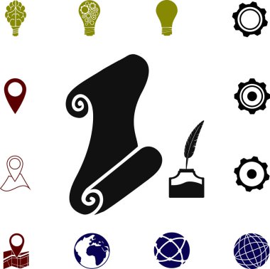 Kağıt kaydırma simgesi