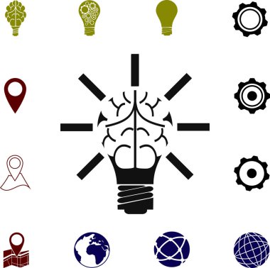 beyin lambası simgesi