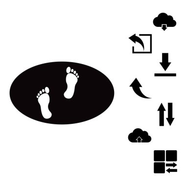 ayak izleri web simgesi