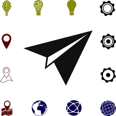 kağıt düzlem simgesi