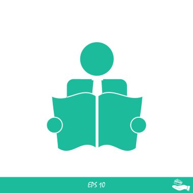 Kitap okuyucu simgesi