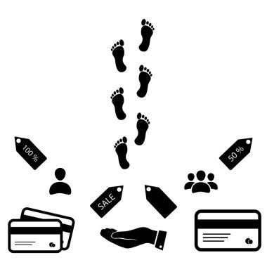 ayak izleri web simgesi
