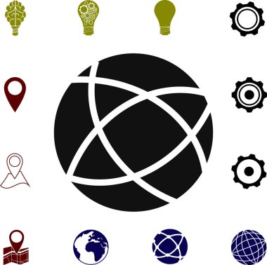 Küresel teknoloji simgesi 