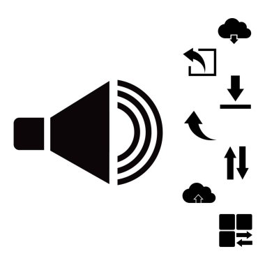 hoparlör web simgesi