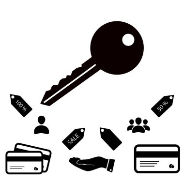 Anahtar basit simgesi