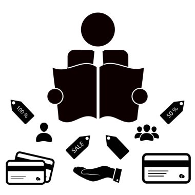 Kitap okuyucu simgesi