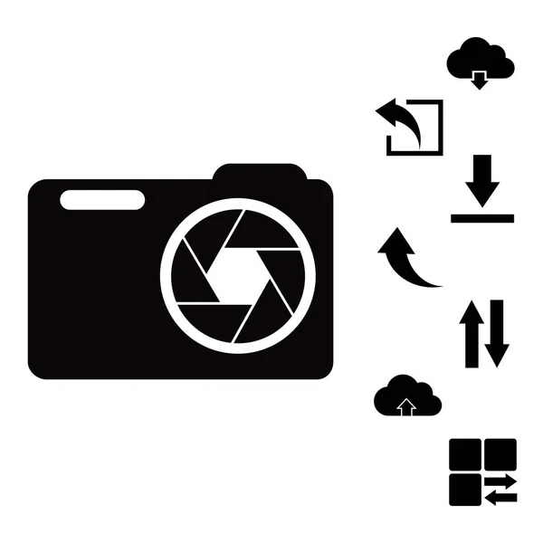 Camera web icon — Stock Vector