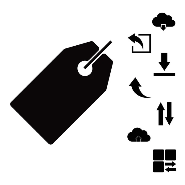 Prijskaartje pictogram — Stockvector