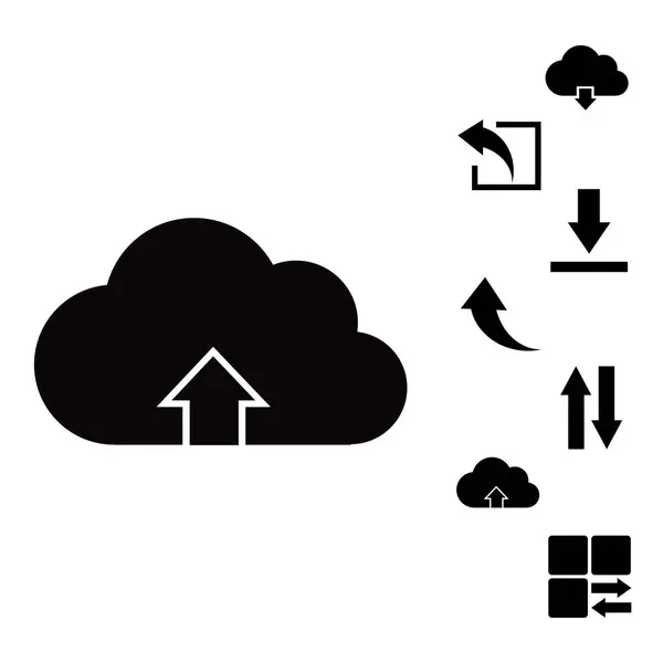 Download from cloud icon — Stock Vector